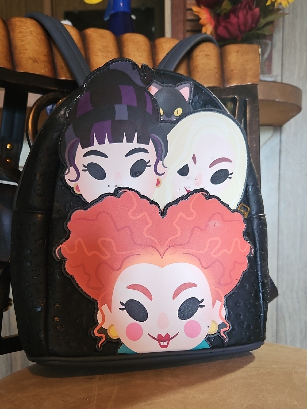 Loungefly Hocus PocusMini Backpack with The Sanderson Sisters